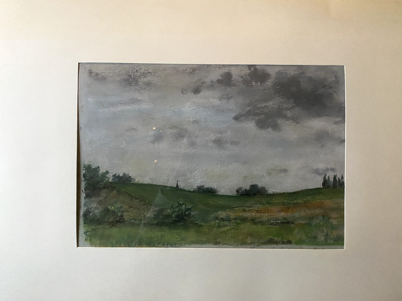 ::FRANZ EHMKE *1928-2018 GDR PAINTER °SCHILDOWER BERG 1989 SCHILDOW BRANDENBURG