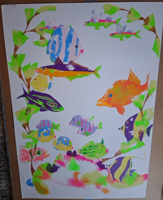Lithograph «Swim Wear» by Tracy Taylor 44×30