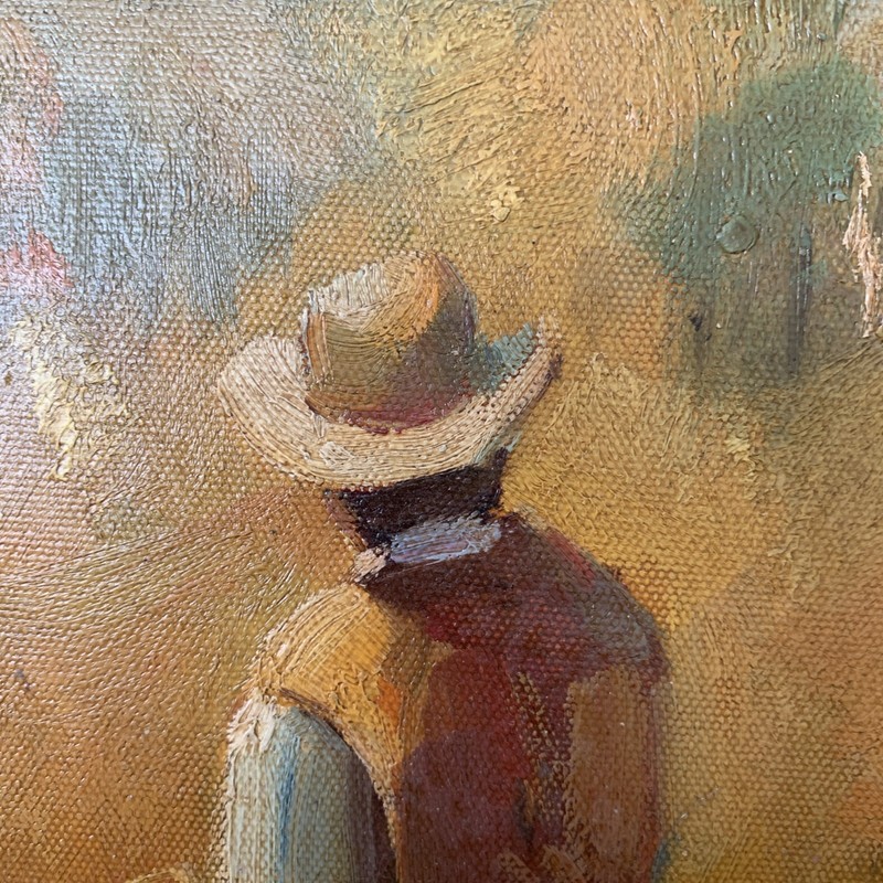Original Oil on Canvas Horsemen gallery