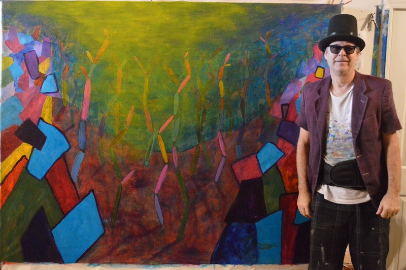 Brian Rutenberg inspired￼,81” X 62” Extra Large,Abstract,XXL,Giant,48,60,72,84,