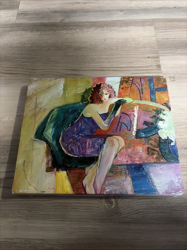Original Painting On Canvas Unknown Artist
