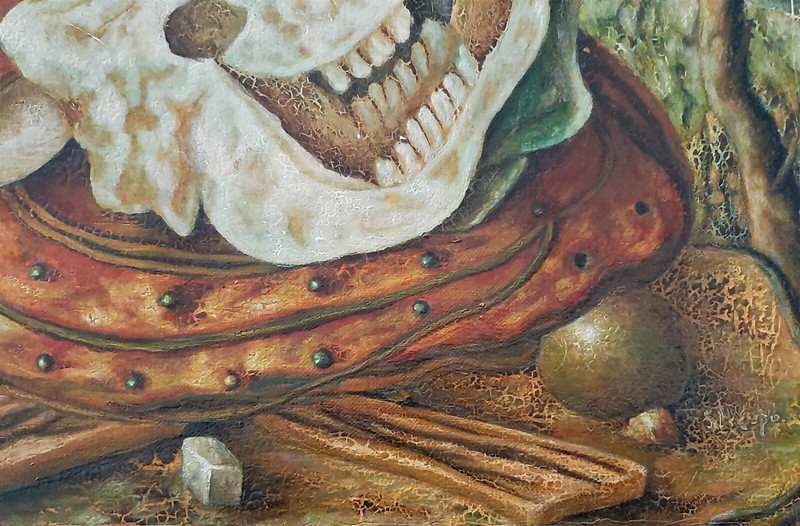 HERMAN SOUSSIAC LUPO, Oil on Canvas, Surreal Still Life, Signed gallery