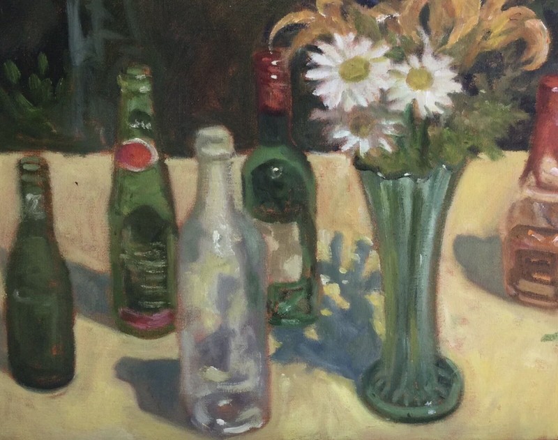 Still Life With Flowers – Original Oil Painting