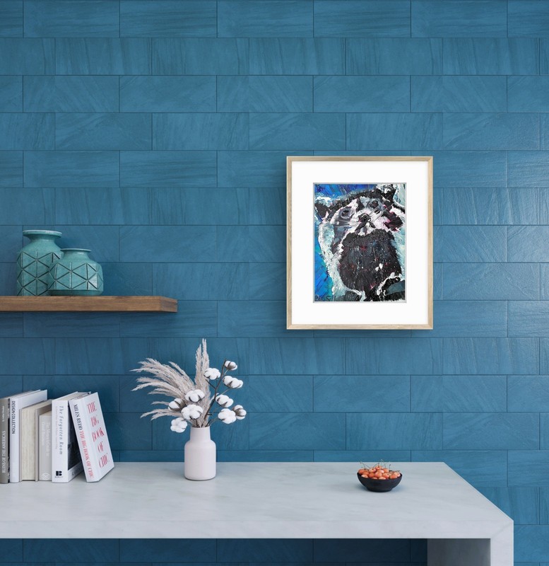 Raccoon Unique Abstract Expressionism Wall Art 11x14 Canvas gallery