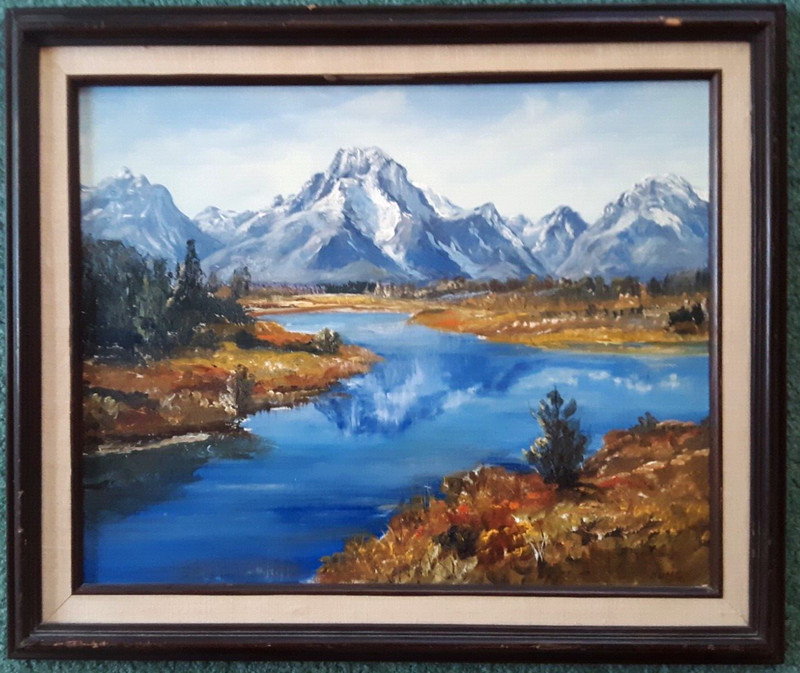 Warren Hume (American 20th Century), «Mount Moran», Grand Tetons, Wyo., 1979