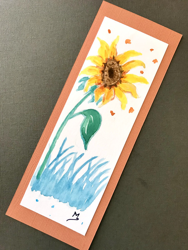 River Cactus Poppy Sunflower Beach Art Painted Bookmarks Art Gift for Readers gallery