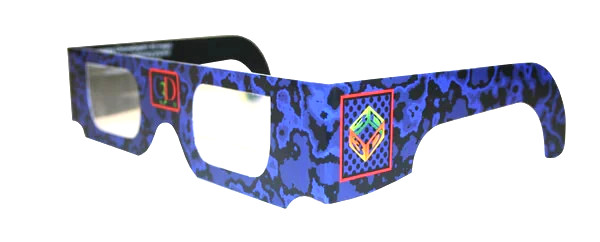 Guajardo Art 3D ChromaDepth Glasses Add‑On for Colorful and UV Reactive Painting