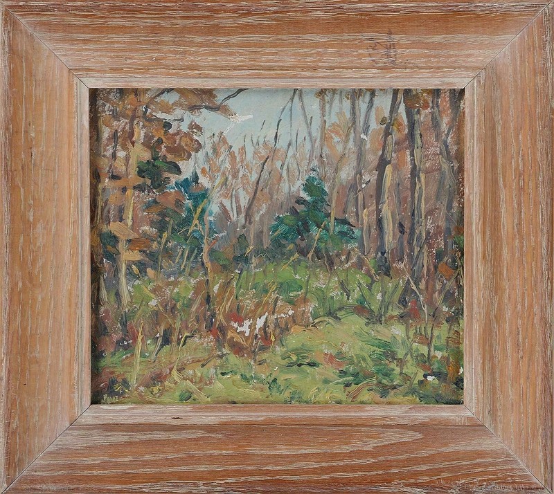 James Knox Attrb. (NY, Scotland 1866 – 1942) O/B Fall Landscape Scene