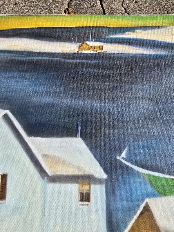 Vintage Warren Beach Landscape Painting Rare Estate Find gallery