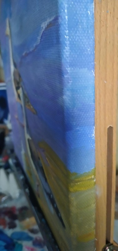 oil painting on canvas original art with two seagulls on the seacoast gallery