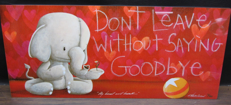 My heart will break Metal Art Print, by Fabio Napoleoni 9×21 2/350