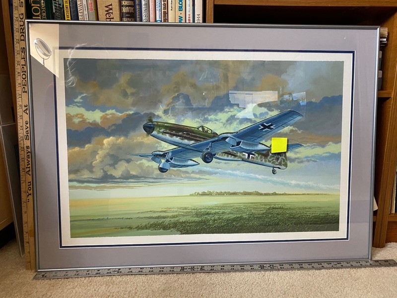 Original Paiting by John Amendola – Blohm & Voss Bv 155 V1 – WWII German