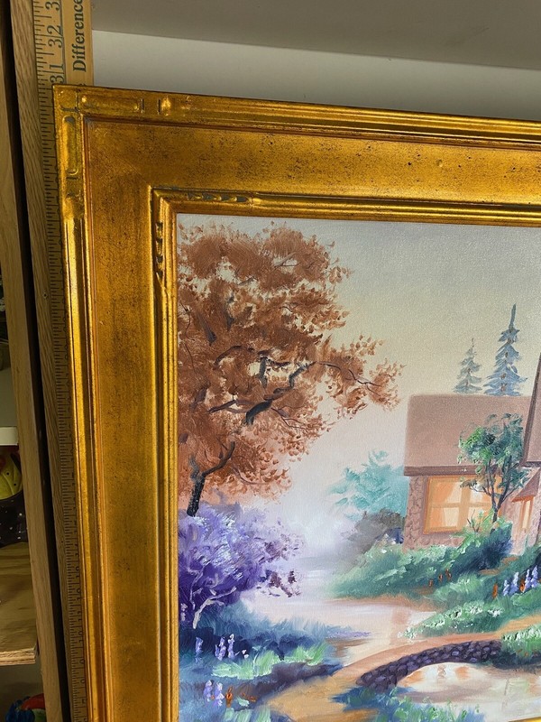 “Peaceful & Restful” Oil on Canvas by DONALD RUSTY RUST 2012 Rare Certified gallery