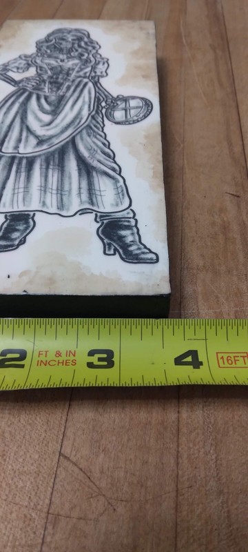 Custom Made 8 x 4 Vintage Style Skeletal/Zombie Ink Illustrations - Celtic/Scot gallery