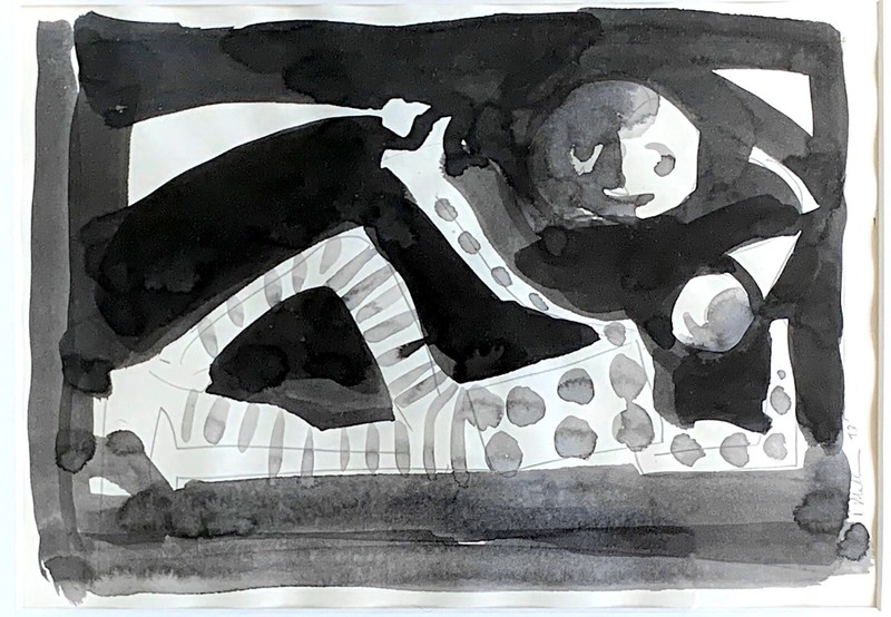 Dan Muller painting To Catch a Falling Star 1993 Wisconsin artist