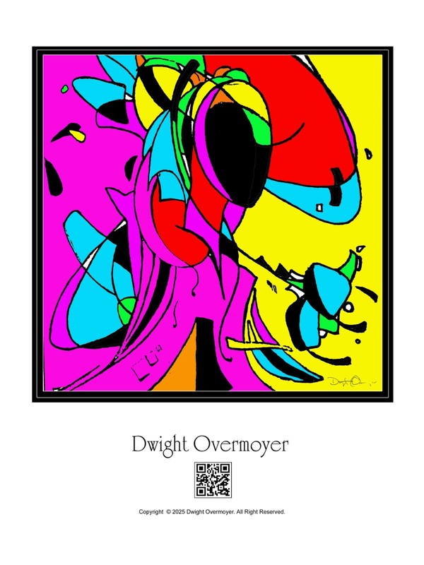 Limited Edition Art Poster Signed, Numbered #018