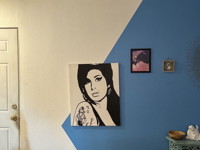 One Original Hand Painted Women in Horror, Music, Film/ Acrylic on Canvas 24X30