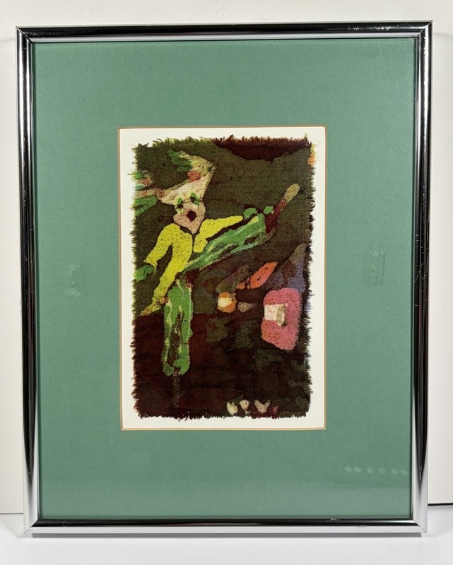 VTG Doreen E. Walsh American Batik Artist Watercolor On Silk MACKO JUMBIE OOAK