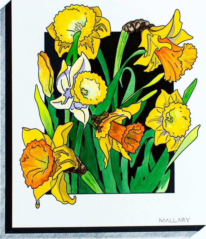 Karen Mallary (WA,?-1995) watercolor painting 141812