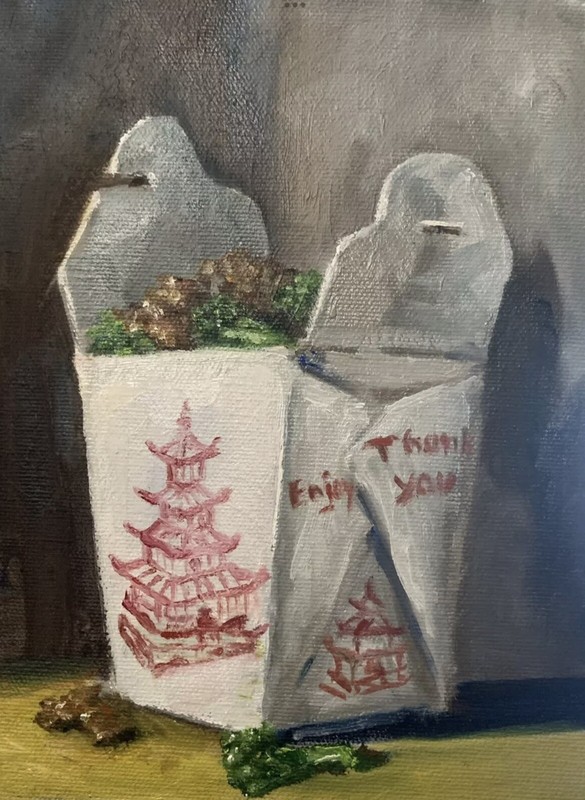 Chinese Food – Original Oil Painting
