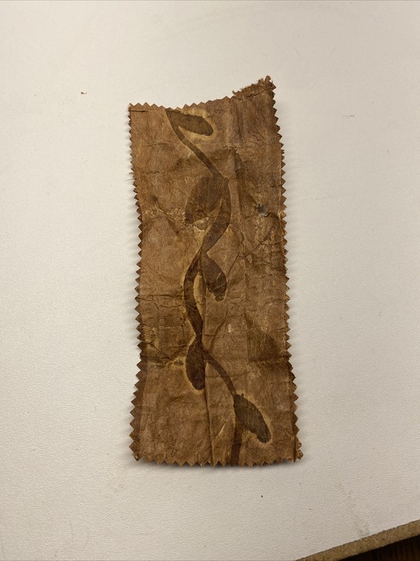 Tapa Cloth Vintage Handmade Siapo Kapa Ngatu Masa Bark Samoan Islands 9x4” 13 gallery