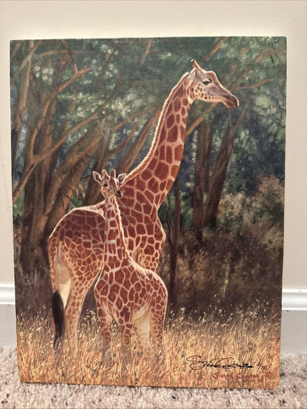 “Staying Close” by Simon Combes . Oil on Canvas, number 8 out of 75.