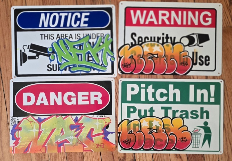 GRAFFITI ART NAK Sign