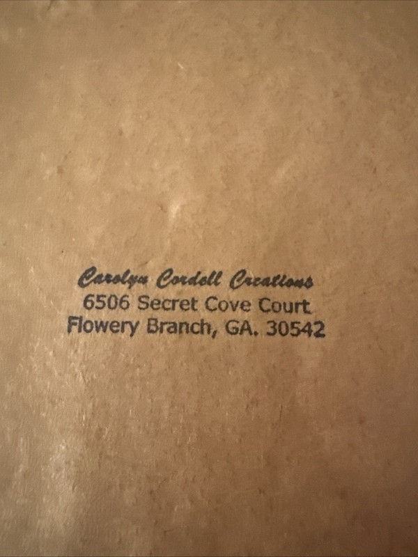 Framed metallic relief painting by artist C. Cordell 15 1/2” x 12 1/2” gallery