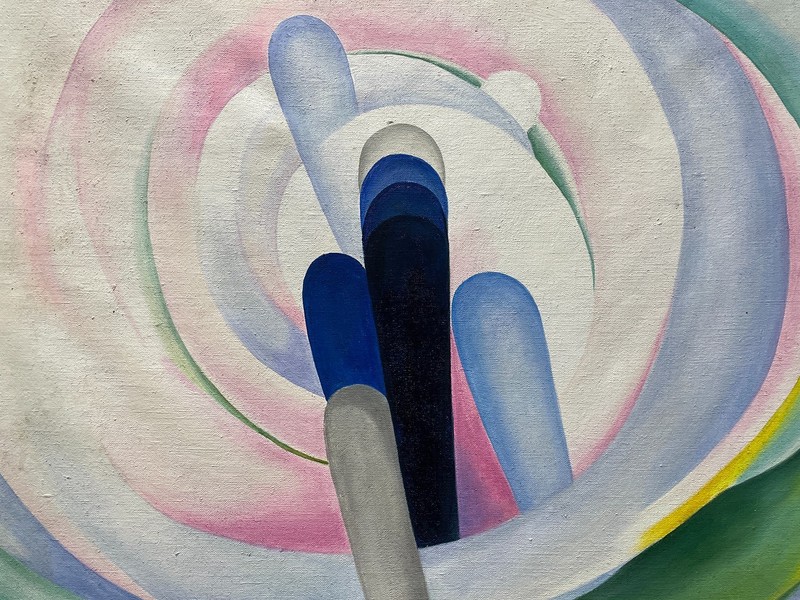 Georgia O'Keeffe Painting - flower gallery