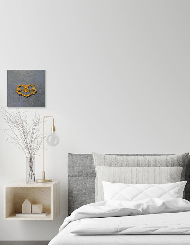 Modern Painting, Antique Lion Drawer Pull Painting, Sculpture 3D Painting, Art gallery