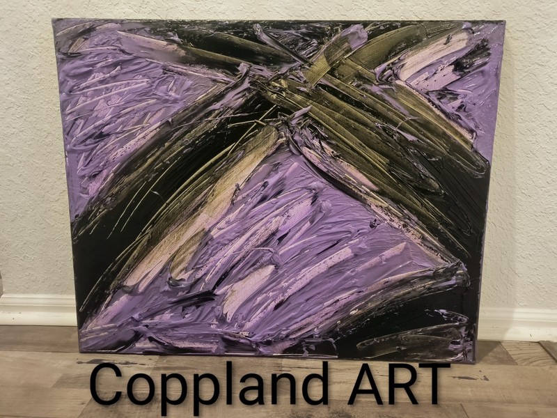 Trey Coppland, Fault Line Abstract Acrylic Painting, Medium, Original, Signed gallery