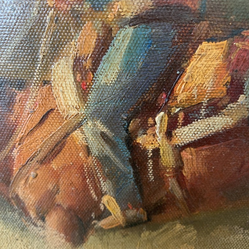 Original Oil on Canvas Horsemen gallery