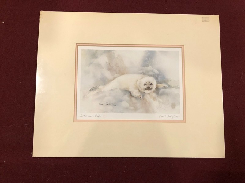 Matted Print by Brent Heighton, No. 9480, Art Card Series «A Precious Life»