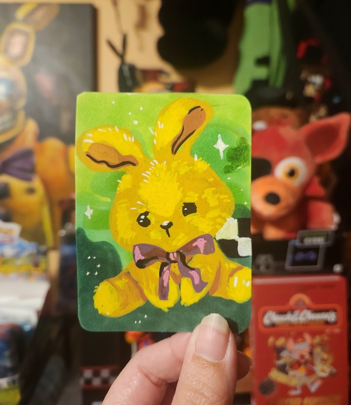 ACEO FNAF Inspired Original Artwork Card