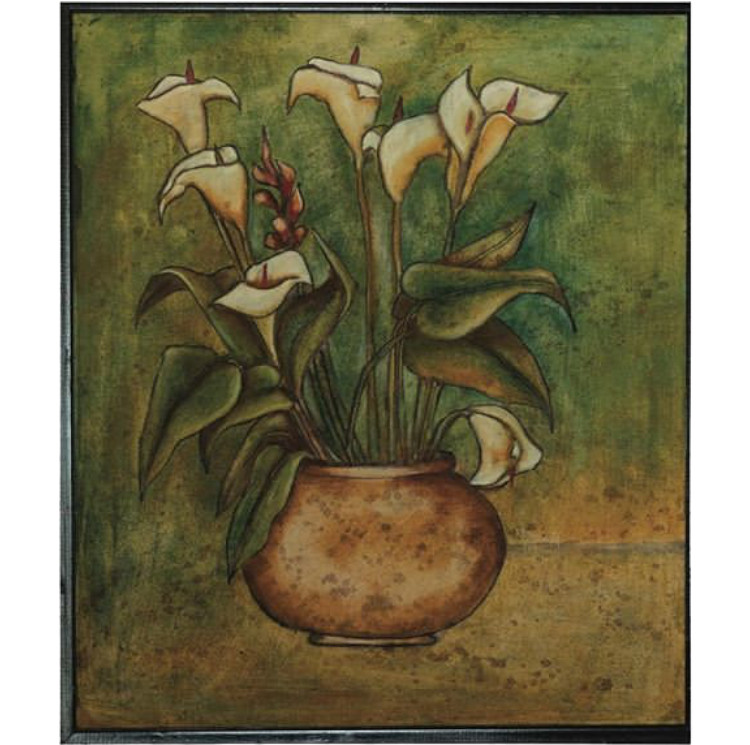 Abdul Mohsen Khanji محسن خانجي original oil painting Alcatraz 27" x 23"- SYR art gallery