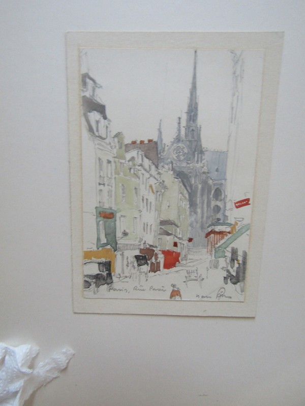 HANS FIGURA -PARIS WATERCOLOUR