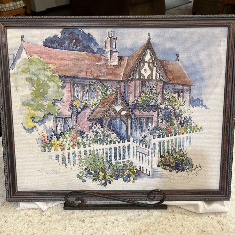 Candamar Designs Rose Cottage Pearl Painted Cross Stitch – Tisha Whitney