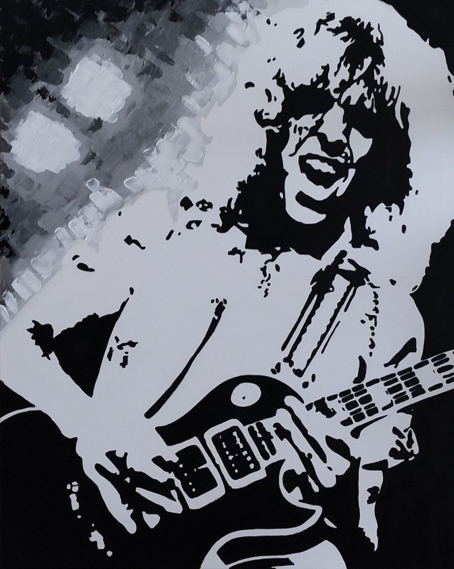 Peter Frampton Painting