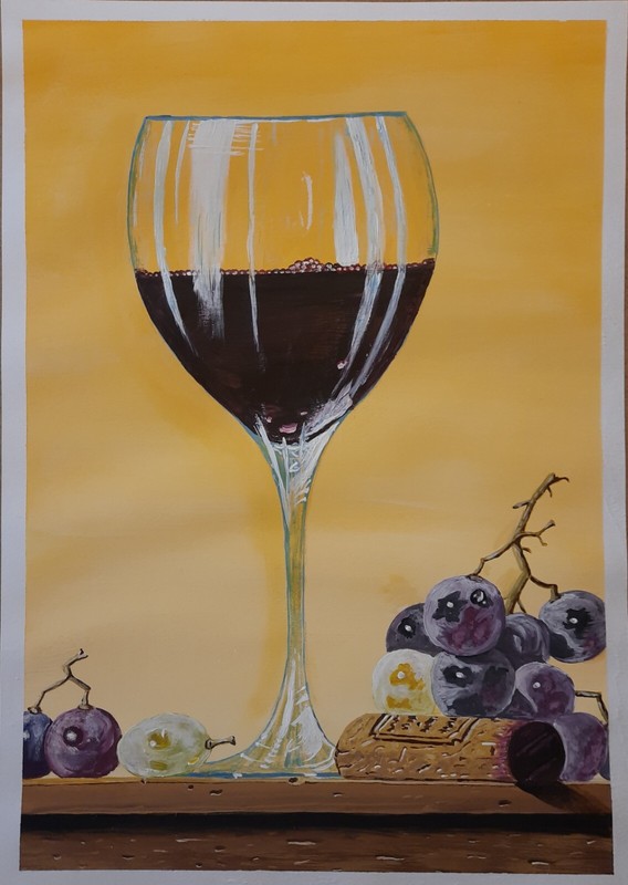 ORIGINAL Painting Still life Contemporary Wall Art HANDMADE Photorealism Kitchen