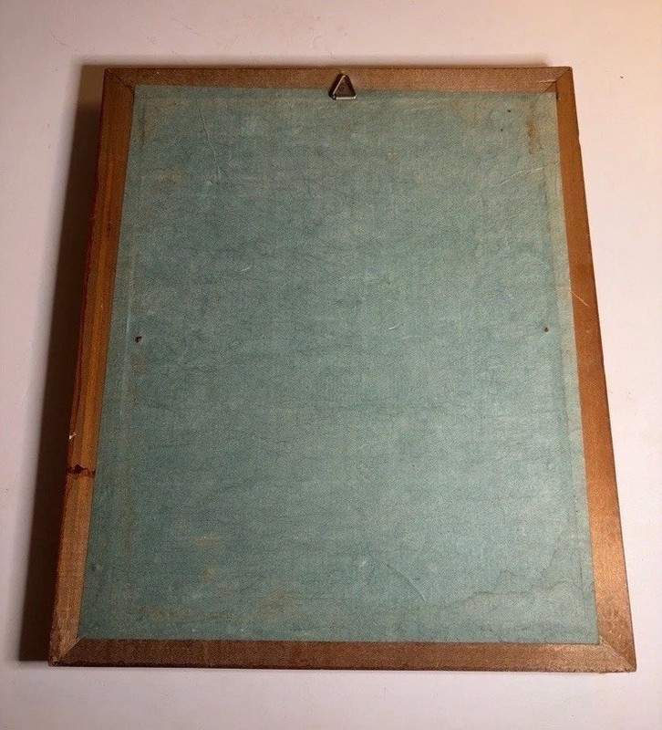 Vintage Mid Century Modern Original Sailboat Oil Painting Signed “Anna” Framed gallery