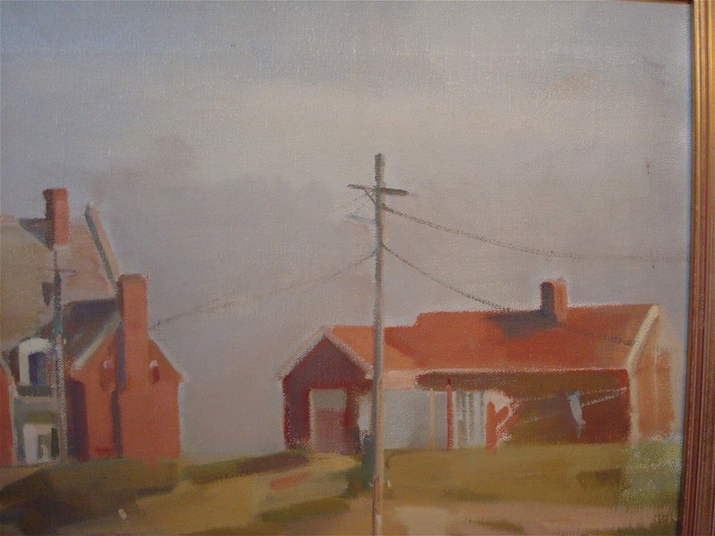 Block Island Southeast Lighthouse Original Oil Painting by CSAndrews III gallery