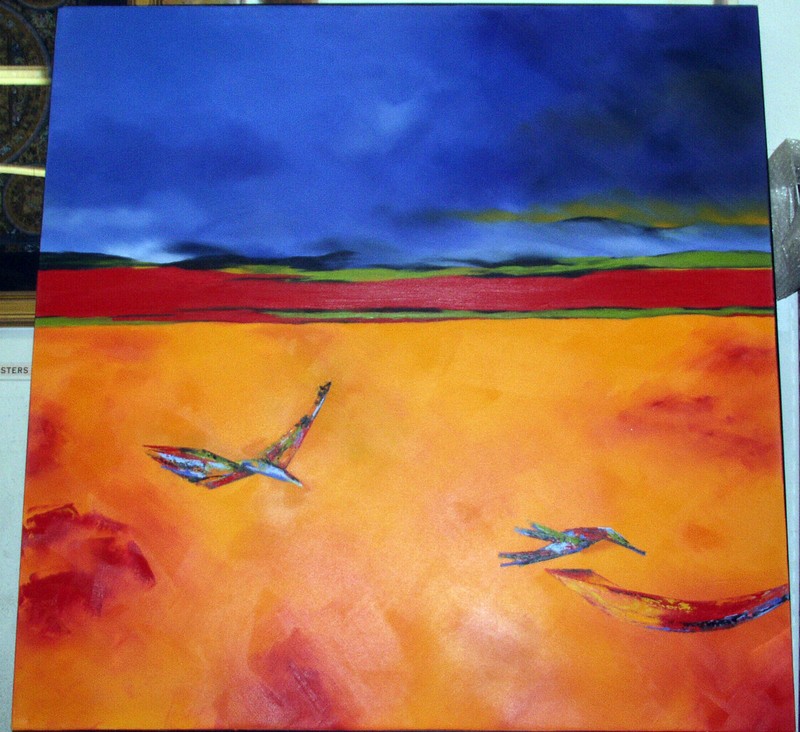 Paula Schoen «Spirits Of The Season» Contemporary Art Inspired By Nature 48X48