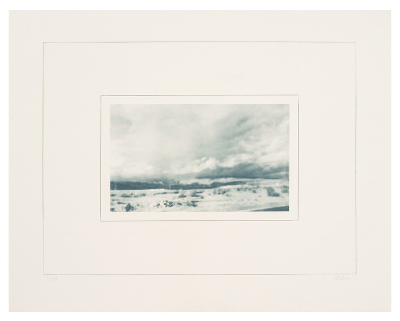 Gerhard Richter, heliogravure, signed and numbered. Canary Landscapes.