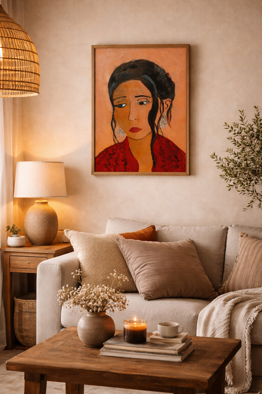 The woman with the silver earring gallery
