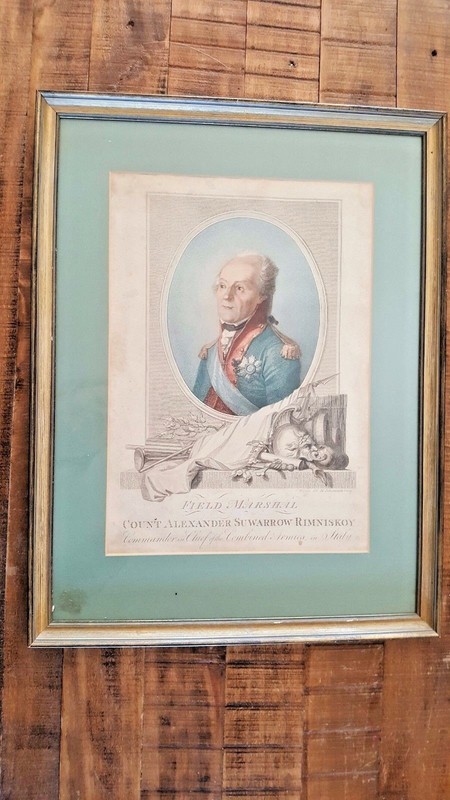 Original Hand-Colored Engraving by Nicolo Schiavonetti, Circa 1800