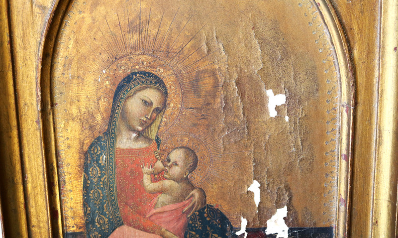 Italian school, Madonna and Child, Maria Lactans, probably 19th century gallery