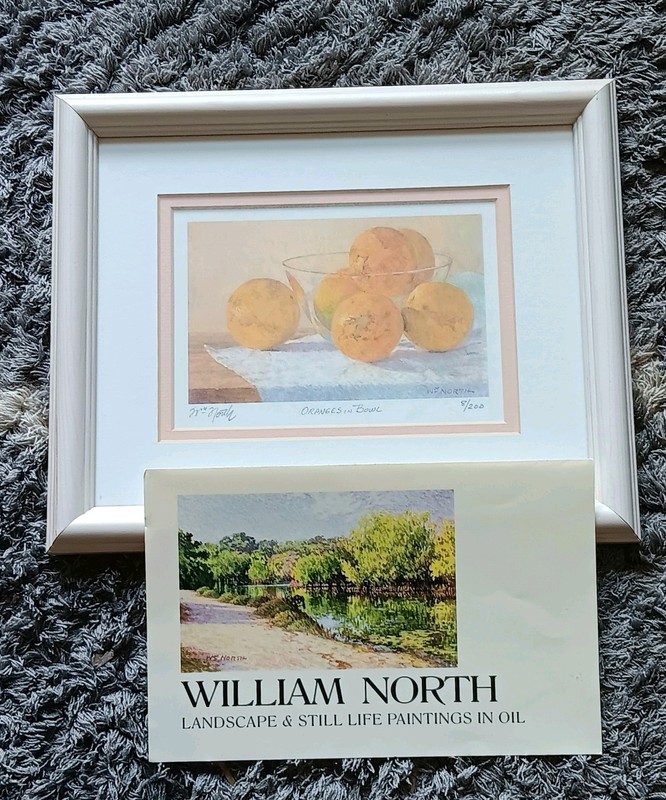 Oranges In Bowl Signed By William North Still Life Paintings In Oil #8 Of 200
