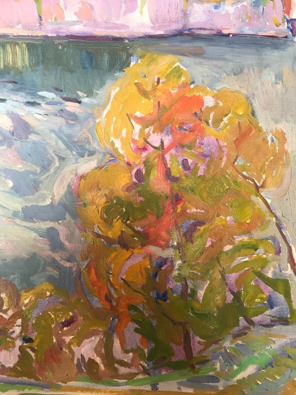Oil Painting Autumn In The Mountains Peter T. Unframed Home Decor Art nAAA2207 gallery