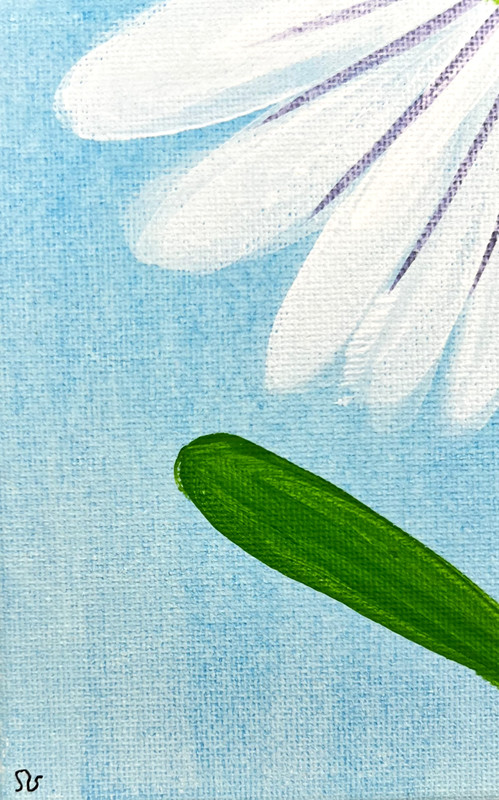 Daisy Cat Flower Creature Painting, Fantasy Cat Art 8x10 gallery