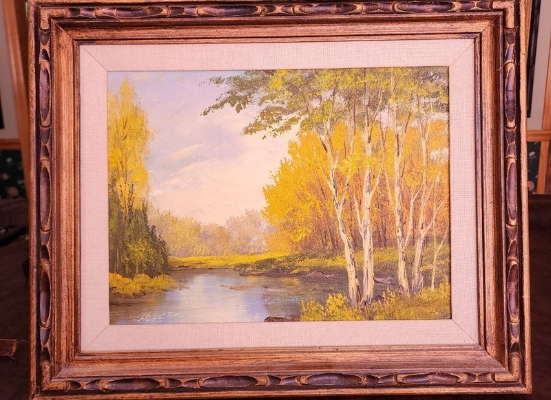 Lemuel Newton (1950-2014) Oil On Canvas 12×16 Florida Highwaymen